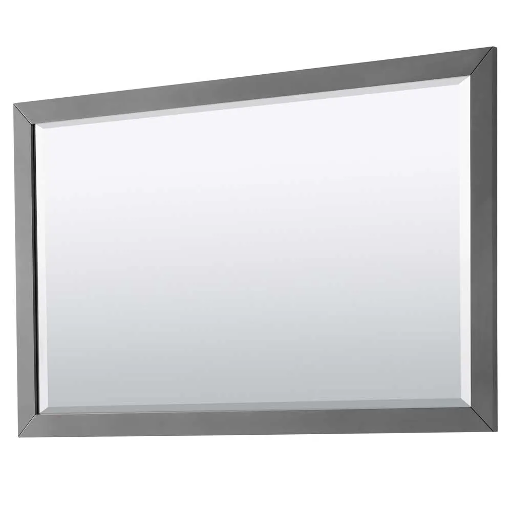 Daria 60 Inch Single Bathroom Vanity in Dark Gray