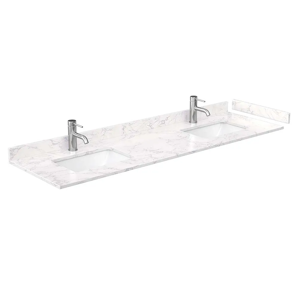 Daria 72 Inch Double Bathroom Vanity in Dark Espresso