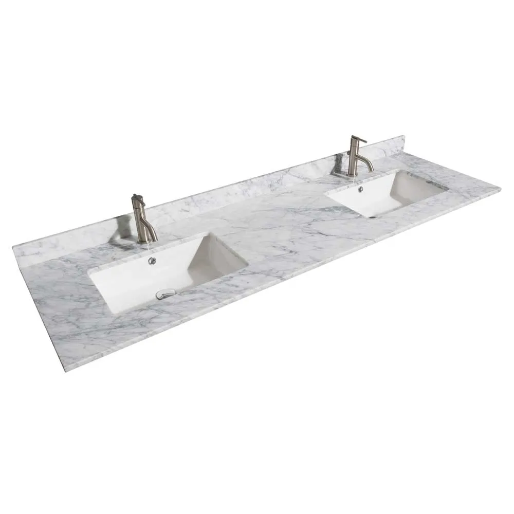 Daria 72 Inch Double Bathroom Vanity in Dark Espresso