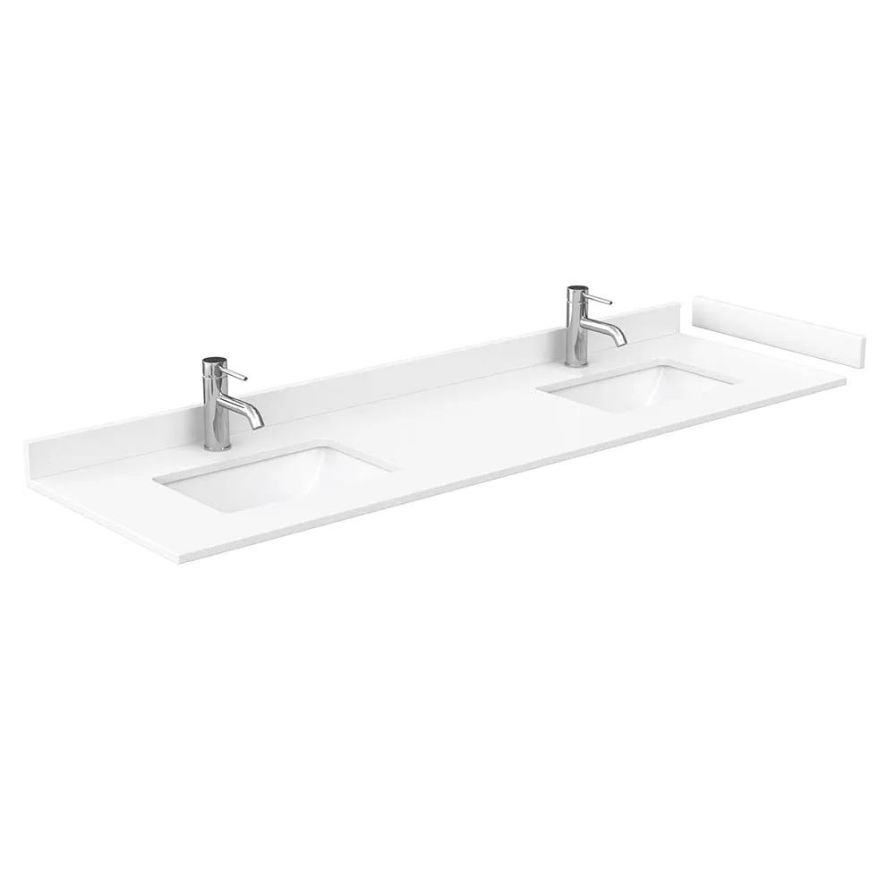 Daria 72 Inch Double Bathroom Vanity in Dark Espresso