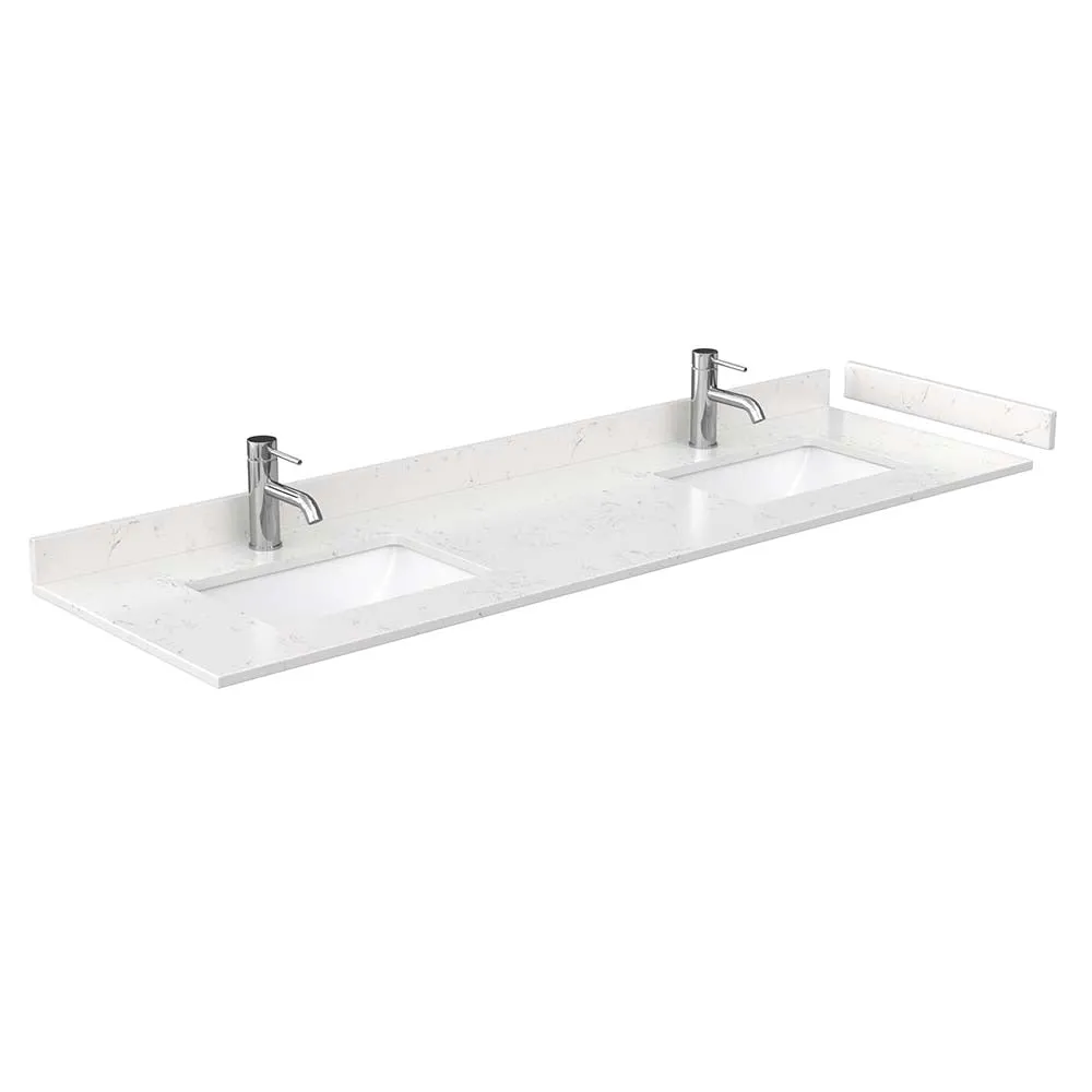 Daria 72 Inch Double Bathroom Vanity in Dark Espresso