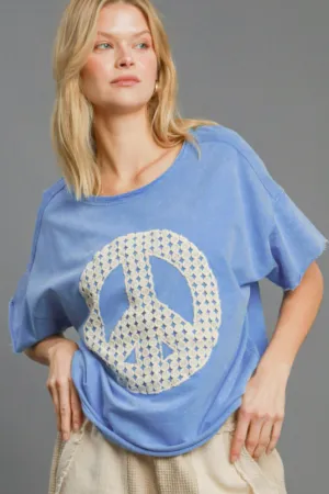 Easy Breezy Peace Sign T-shirt