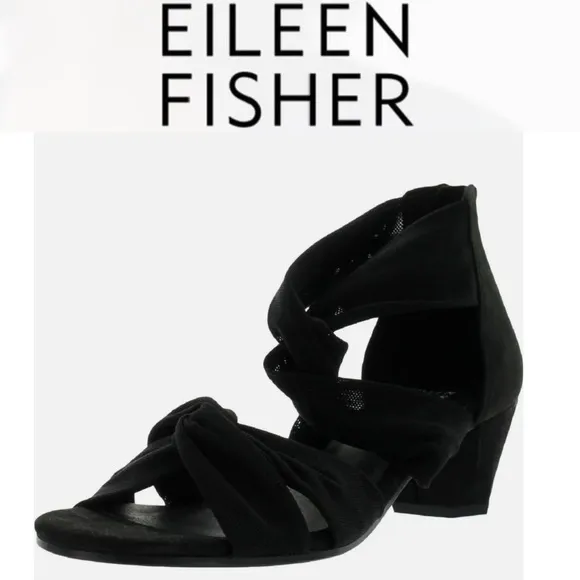 Eileen Fisher JOY Twist Mesh Knot Sandals