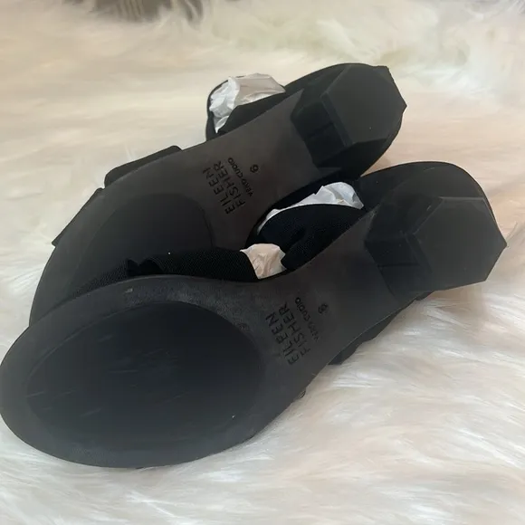 Eileen Fisher JOY Twist Mesh Knot Sandals