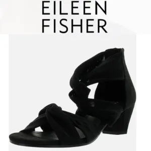 Eileen Fisher JOY Twist Mesh Knot Sandals