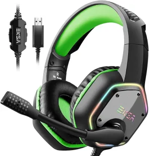 EKSA E1000 USB Plug-to-Play 7.1 Surround Sound Gaming Headset