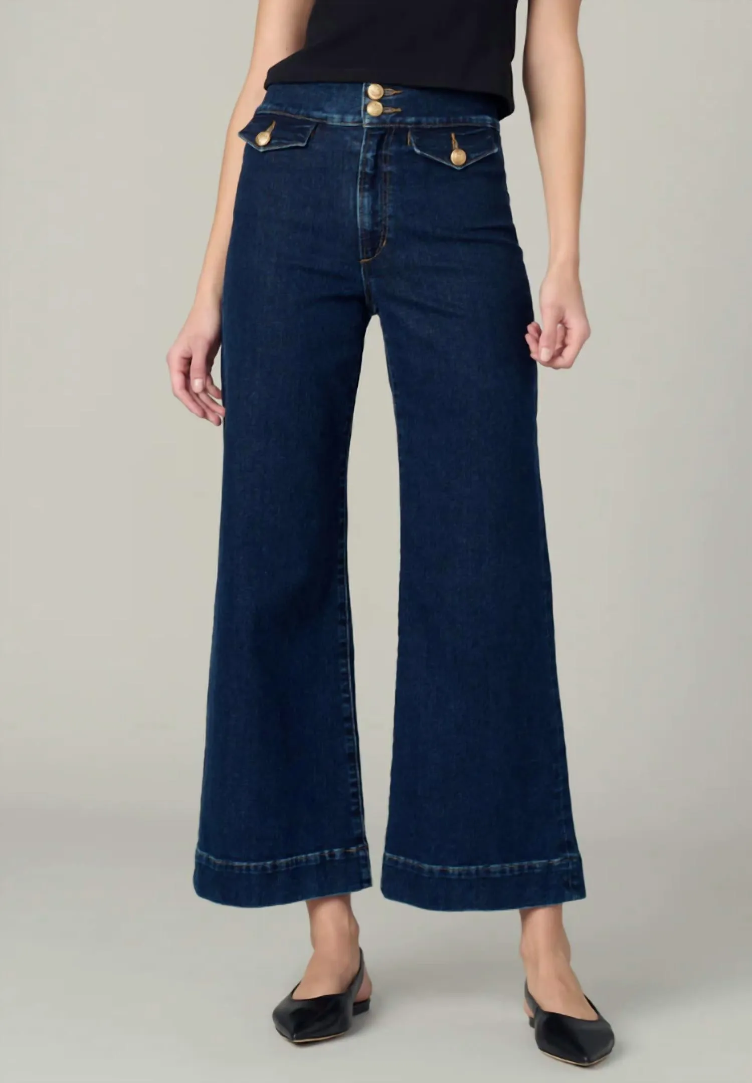 Ellia Wide Leg Jean In Magnetic