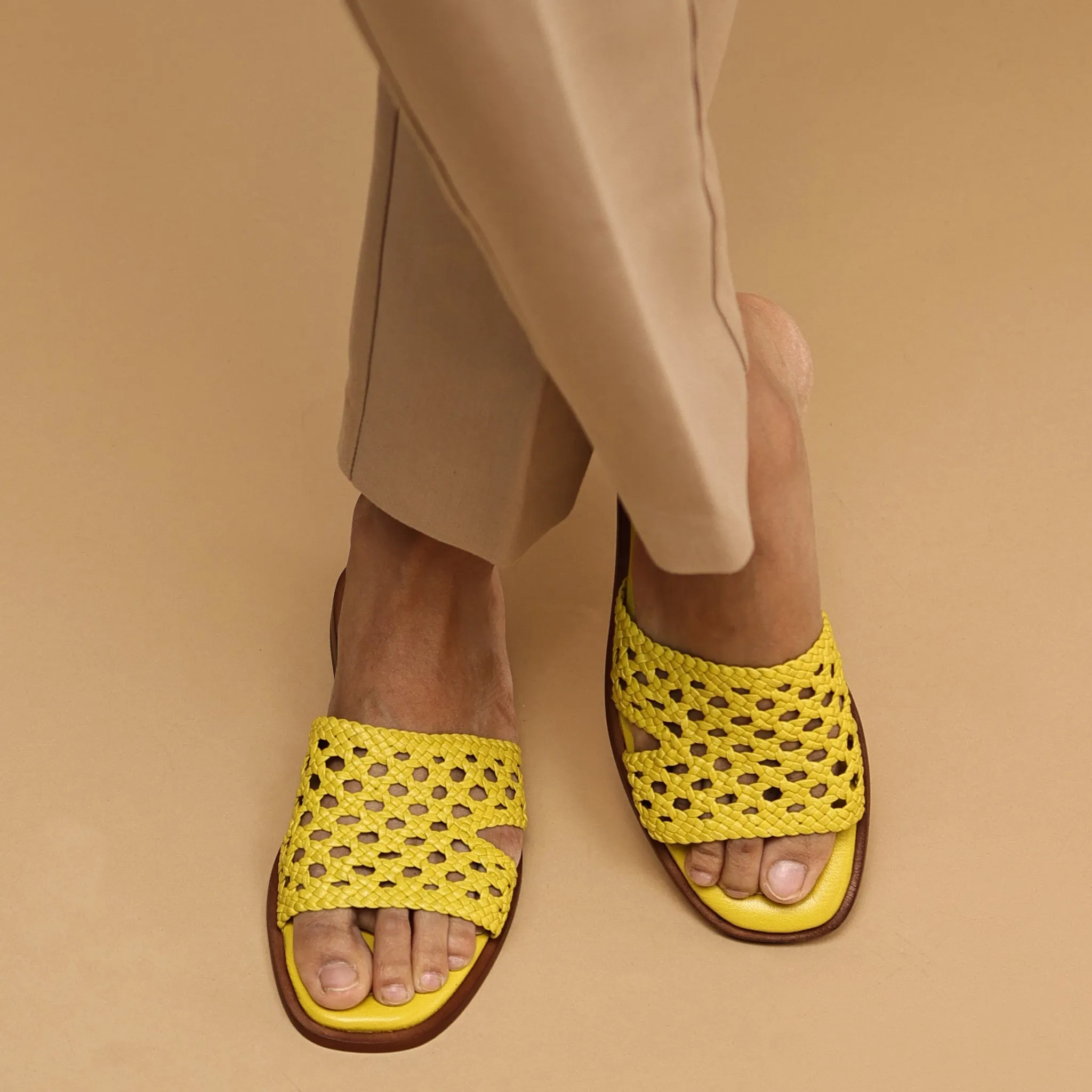 ELODIE 20 SANDAL - MUSTARD YELLOW
