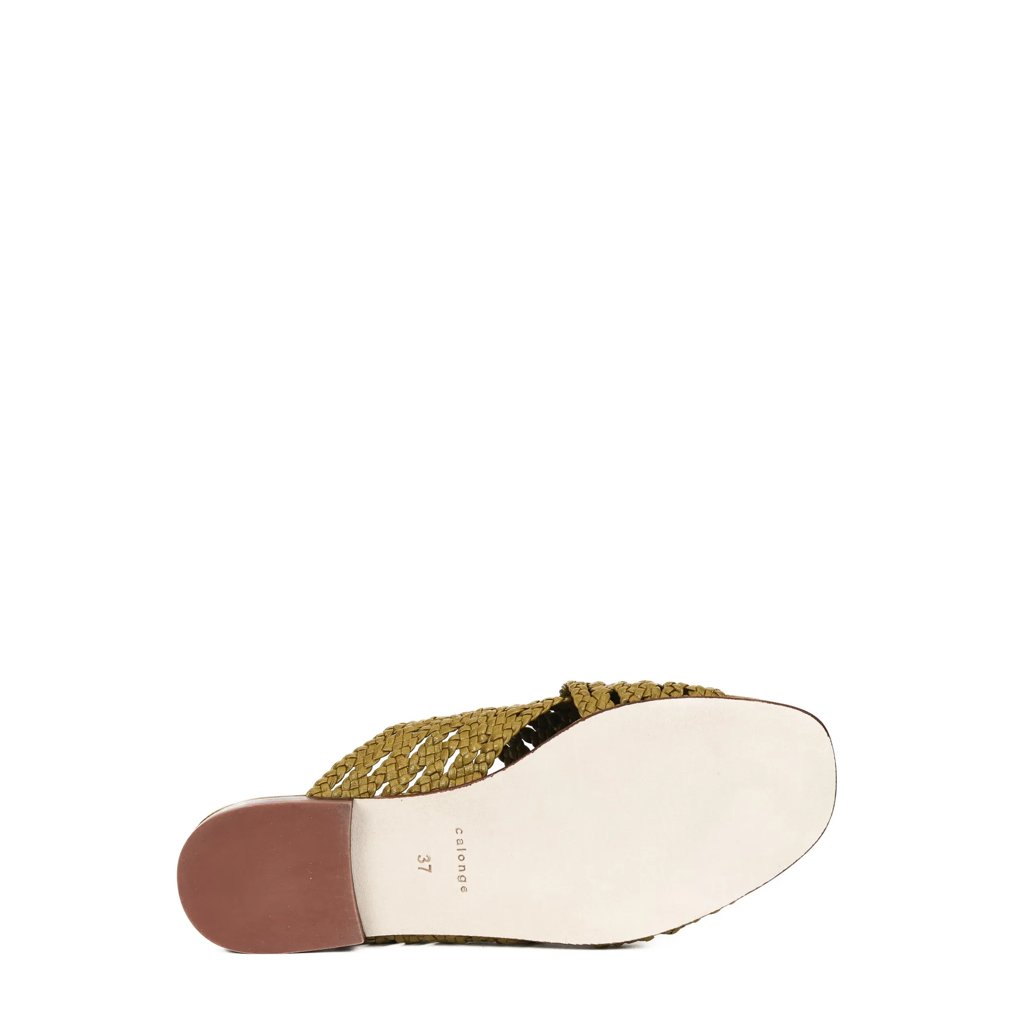 ELODIE 62 SANDAL - MUSTARD GREEN