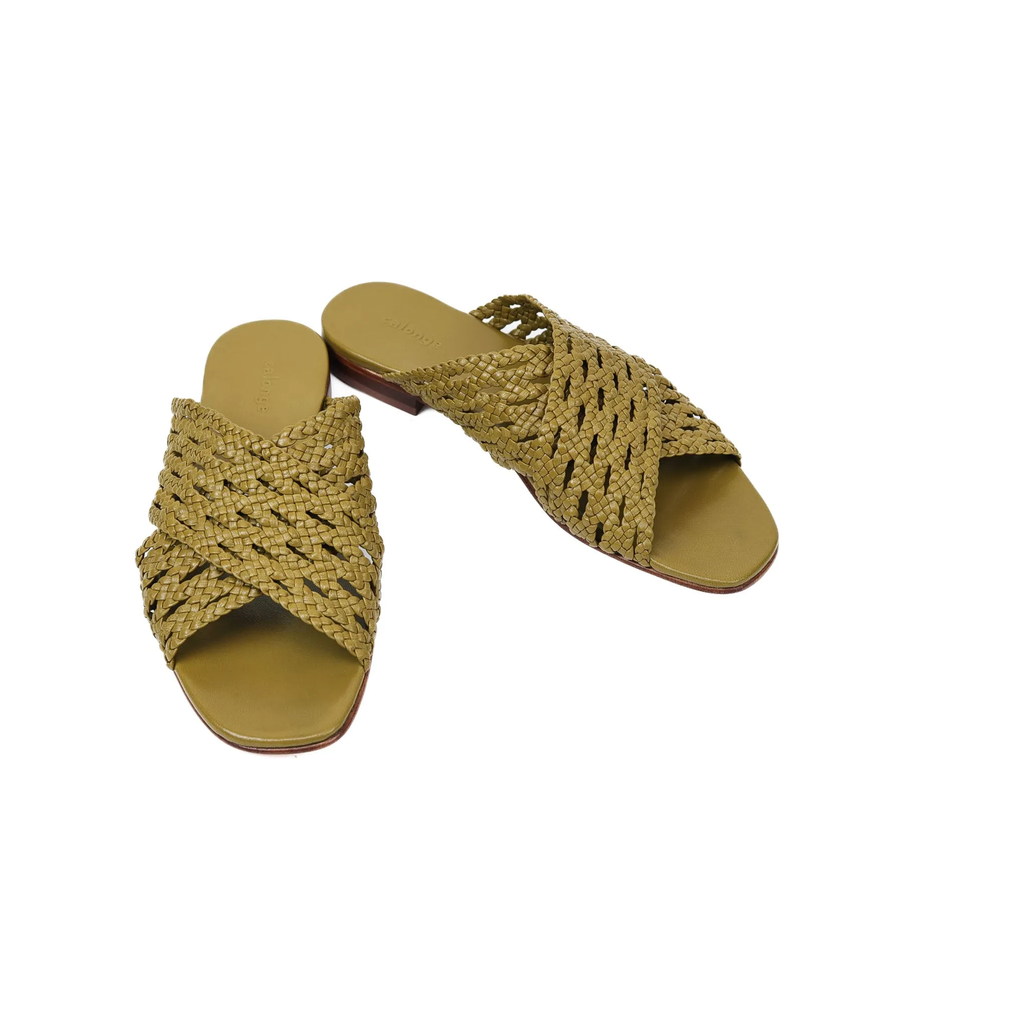 ELODIE 62 SANDAL - MUSTARD GREEN