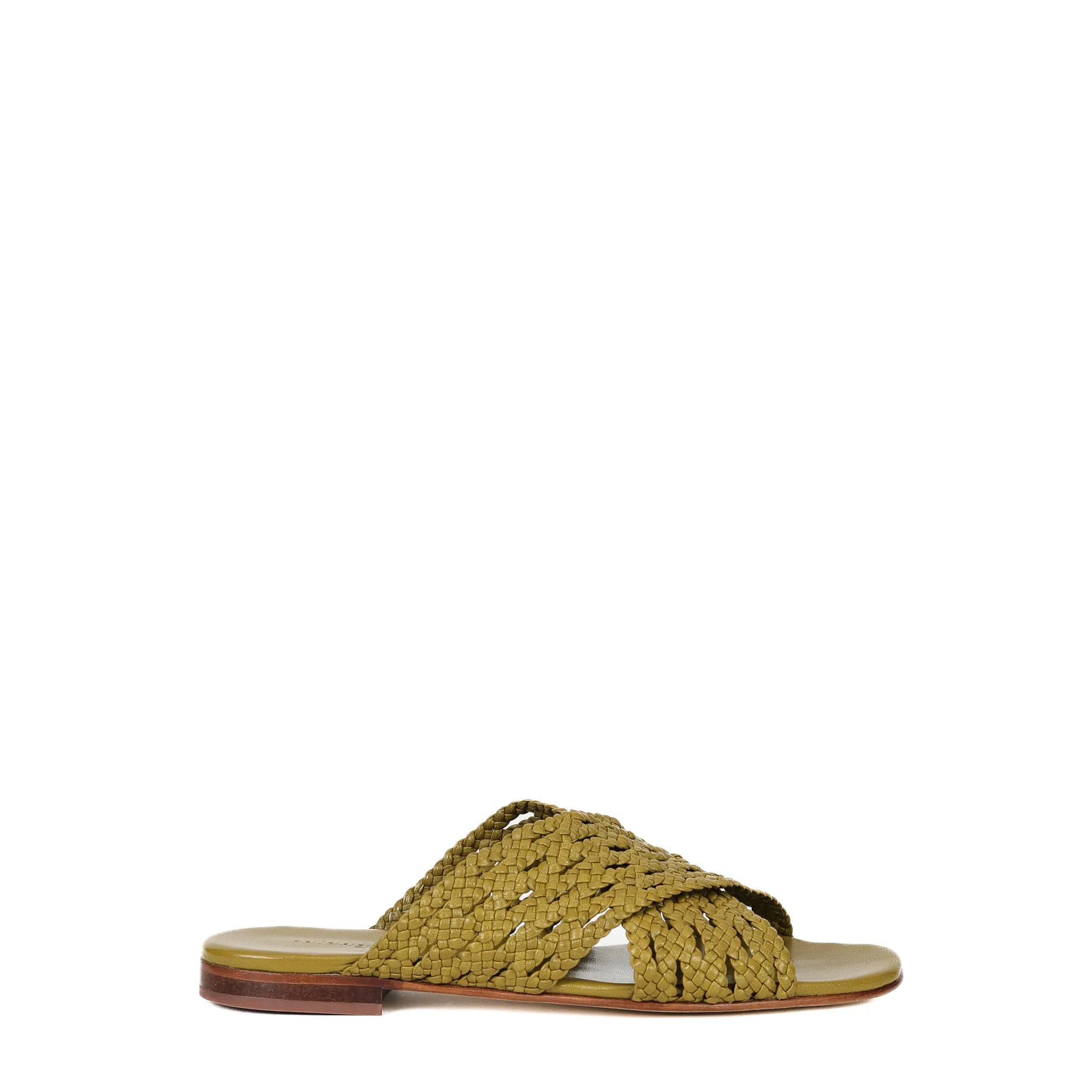 ELODIE 62 SANDAL - MUSTARD GREEN