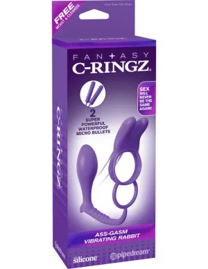 Fantasy C-Ringz Rear-Gasm Vibrating Rabbit