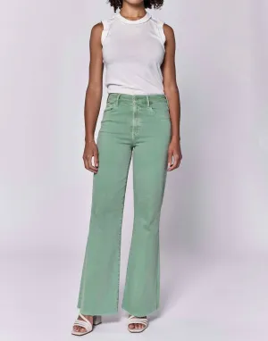 Fiona Wide Leg Jean In Iceberg Green