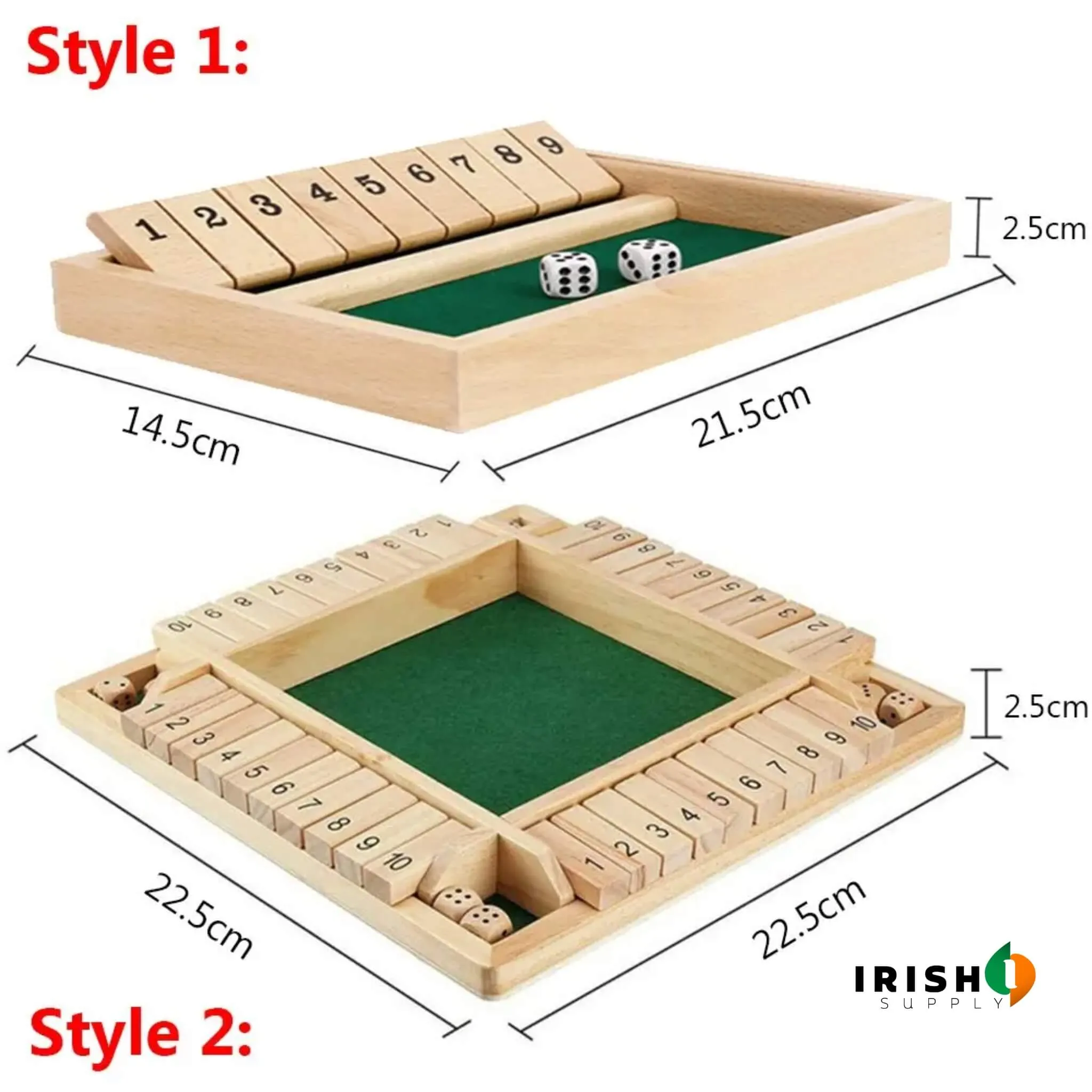 FLIPMASTER 4-Player Shut the Box Game