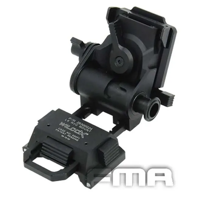 FMA CNC L4G24 Helmet Mount for NVG PVS-15 / 18 - Black
