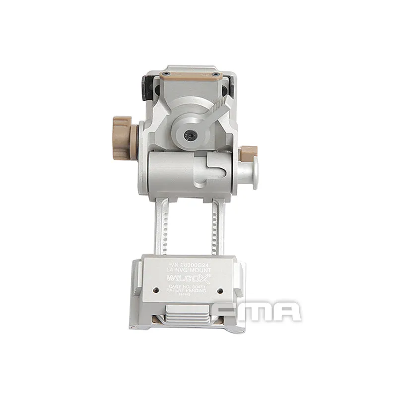 FMA CNC L4G24 Helmet Mount for NVG PVS-15 / 18 - Silver