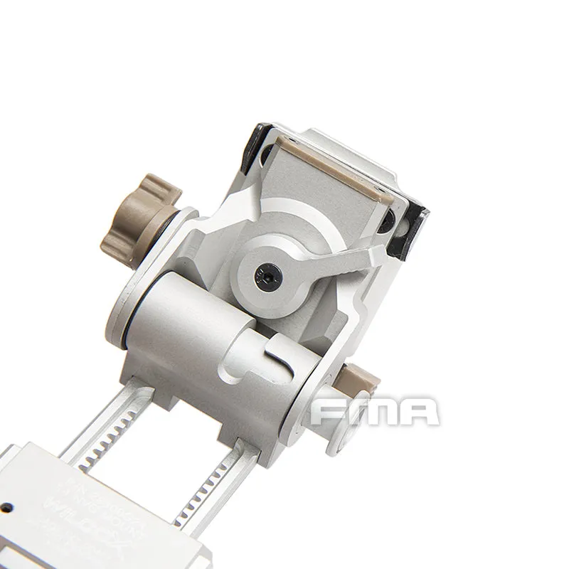 FMA CNC L4G24 Helmet Mount for NVG PVS-15 / 18 - Silver