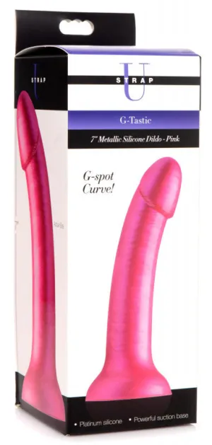 G-Tastic 7 Inch Metallic Silicone  - Pink