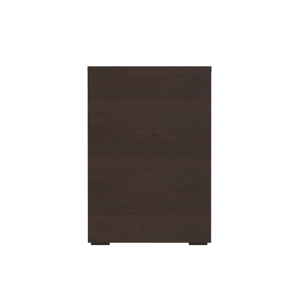 Gabriella 6 drawer double dresser for bedroom, white & walnut