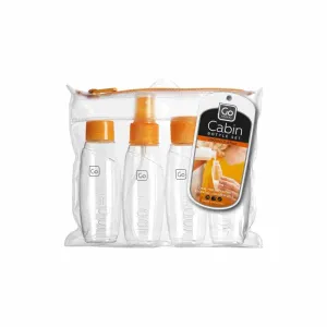 Go Travel Cabin Bottles Set Orange