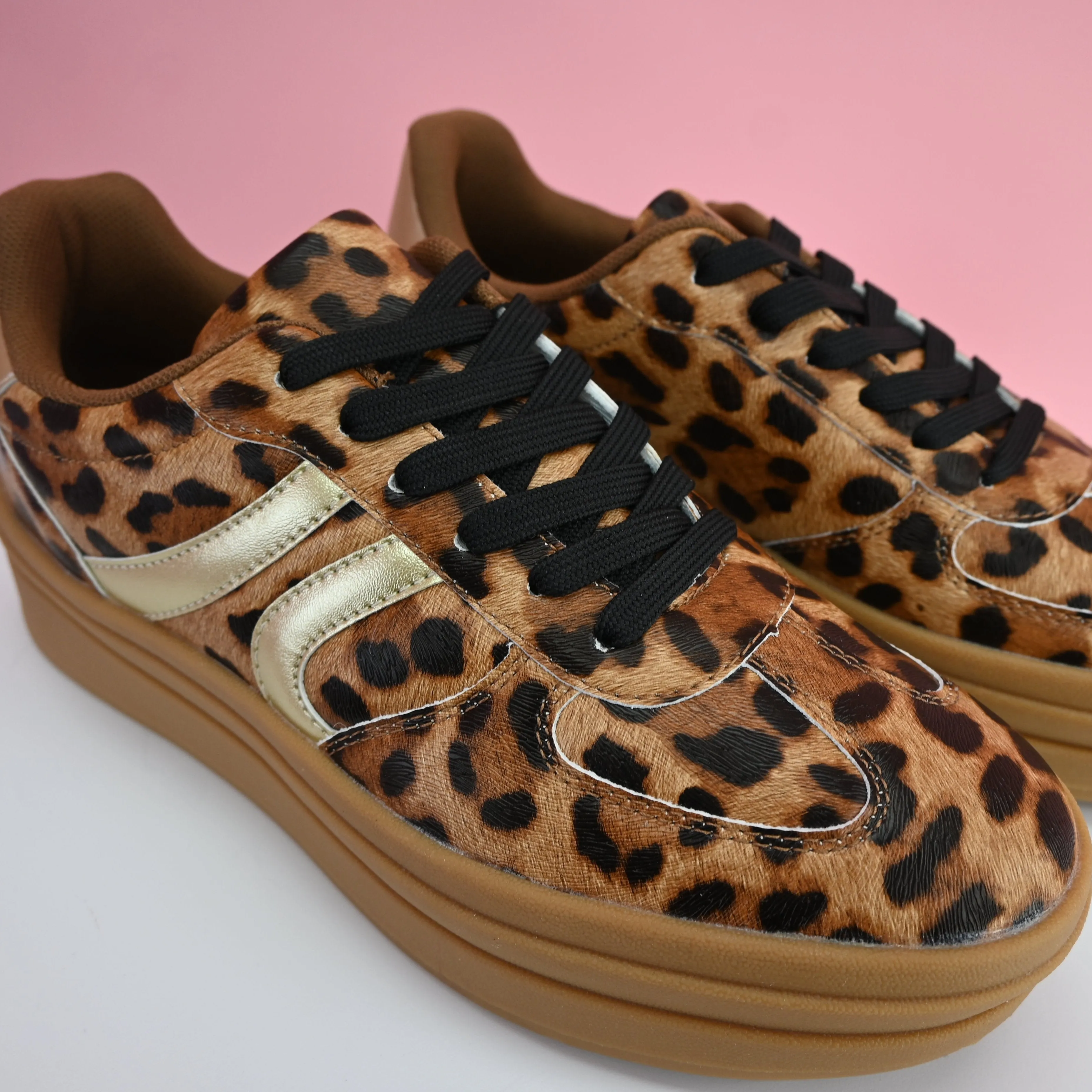 GOLD LEOPARD TENIS