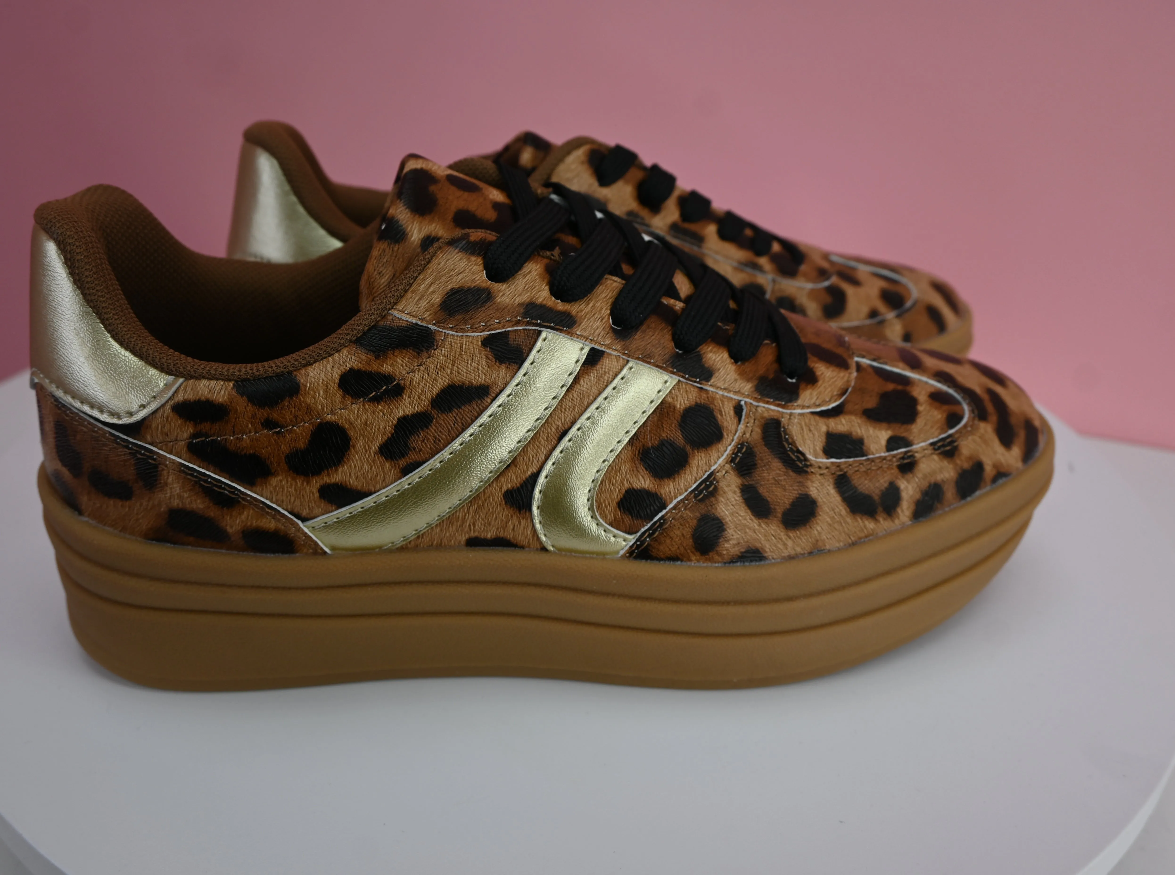 GOLD LEOPARD TENIS
