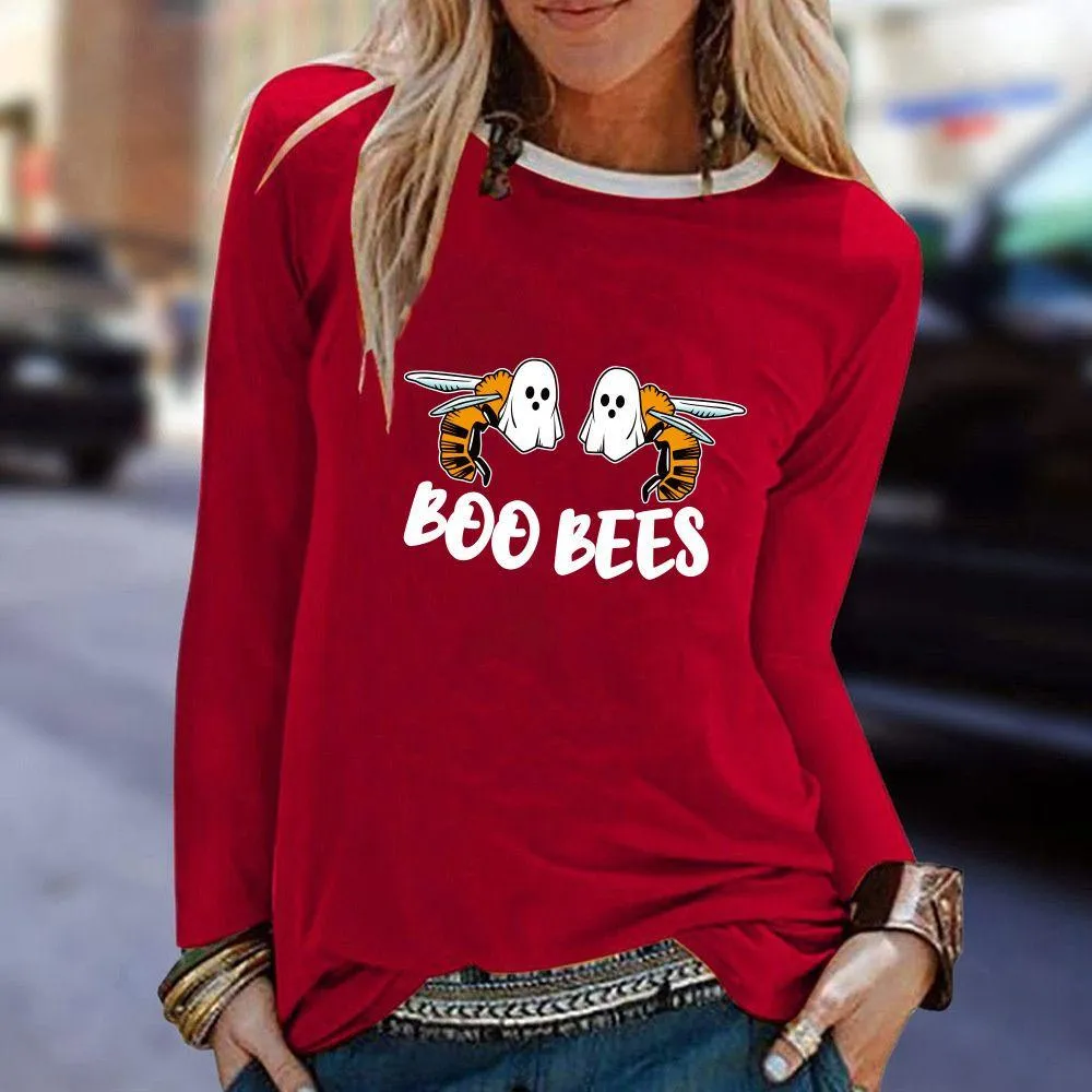 Graphic long Sleeve Shirts Boo & Bees