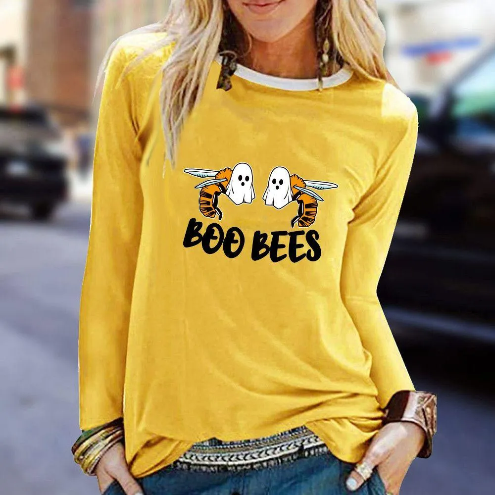 Graphic long Sleeve Shirts Boo & Bees