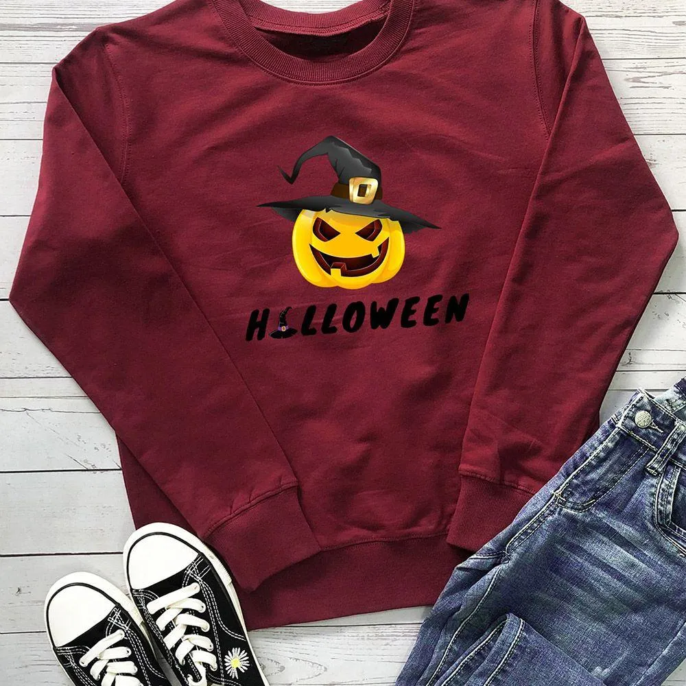 Graphic long Sleeve Shirts Pumpkin Ghost