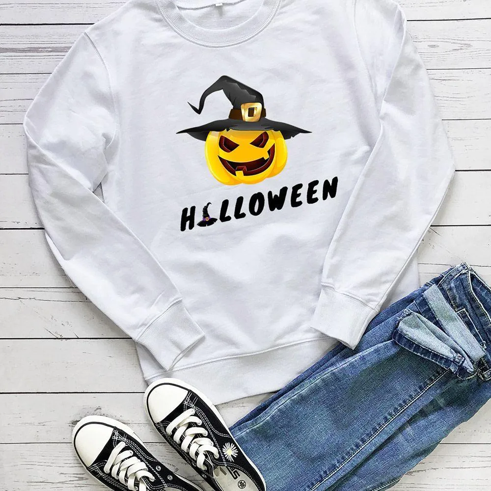 Graphic long Sleeve Shirts Pumpkin Ghost