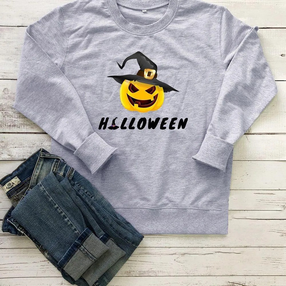 Graphic long Sleeve Shirts Pumpkin Ghost
