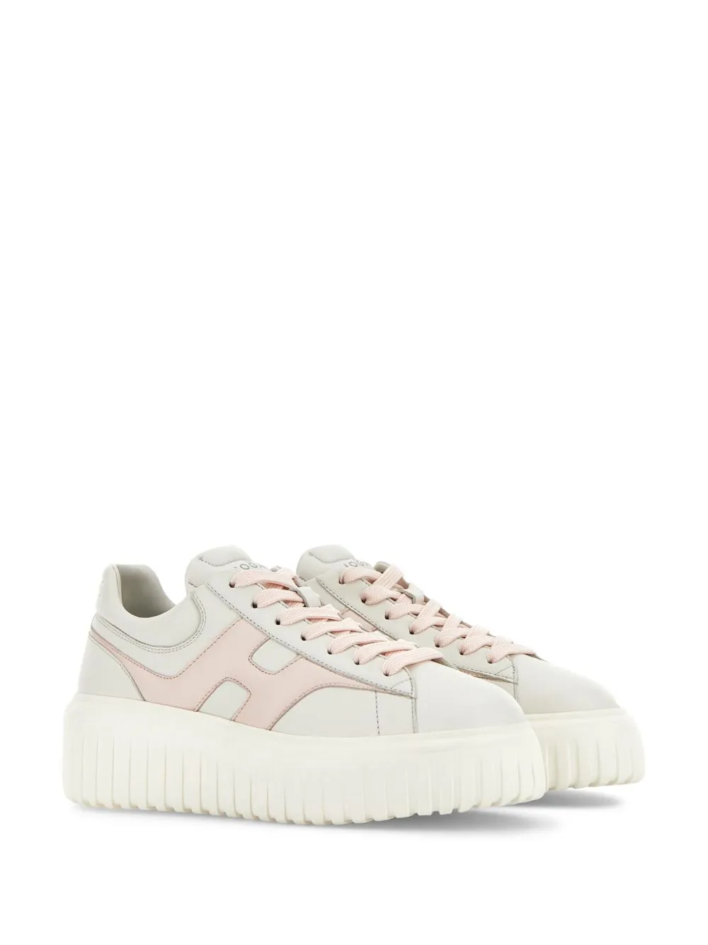 H-stripes leather sneakers