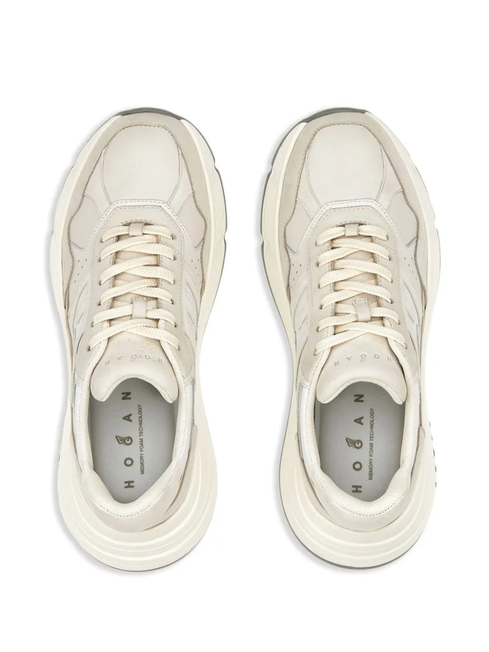 H669 leather sneakers