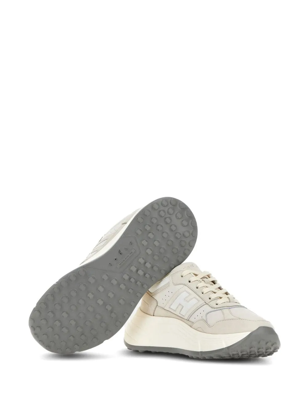 H669 leather sneakers