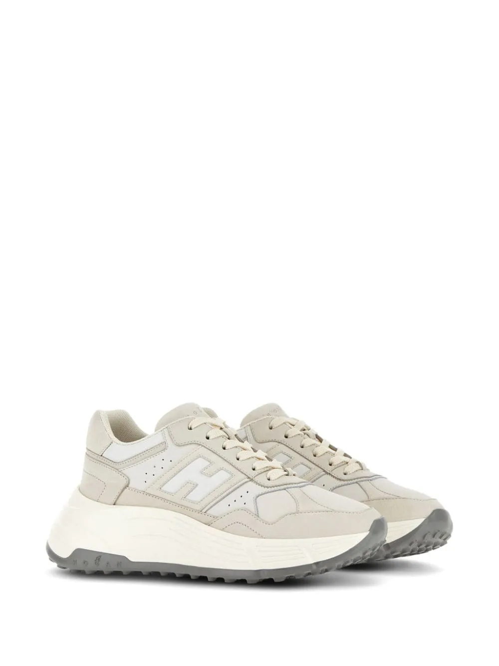 H669 leather sneakers