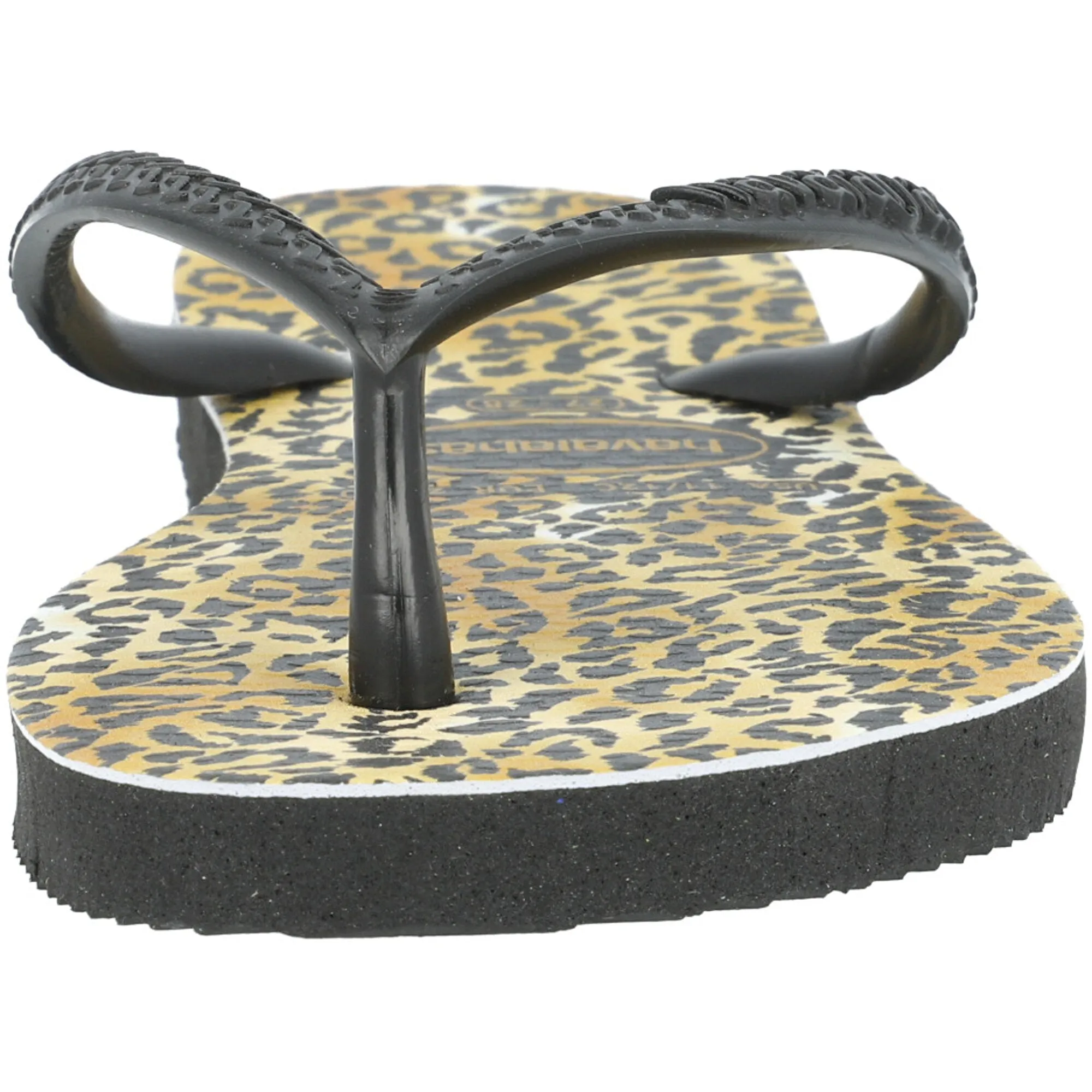 Havaianas Kids Slim Leopard Black Sandals
