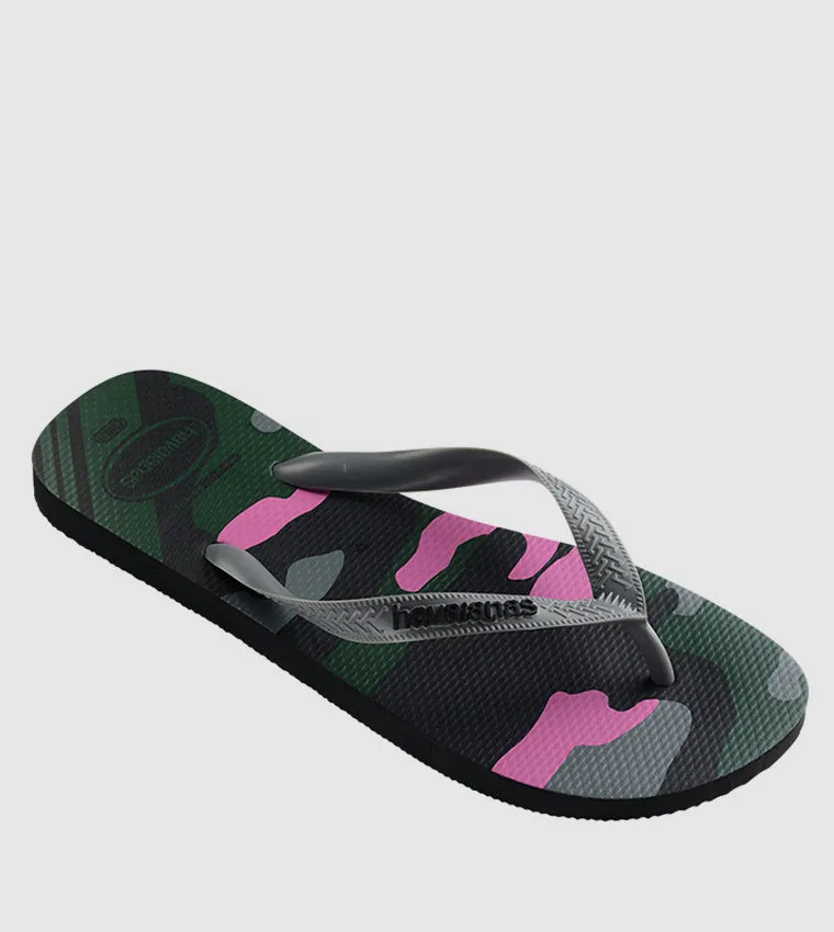 HAVAIANAS, Top Camu Flip Flops Size 11/12