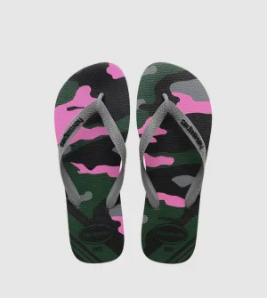 HAVAIANAS, Top Camu Flip Flops Size 11/12