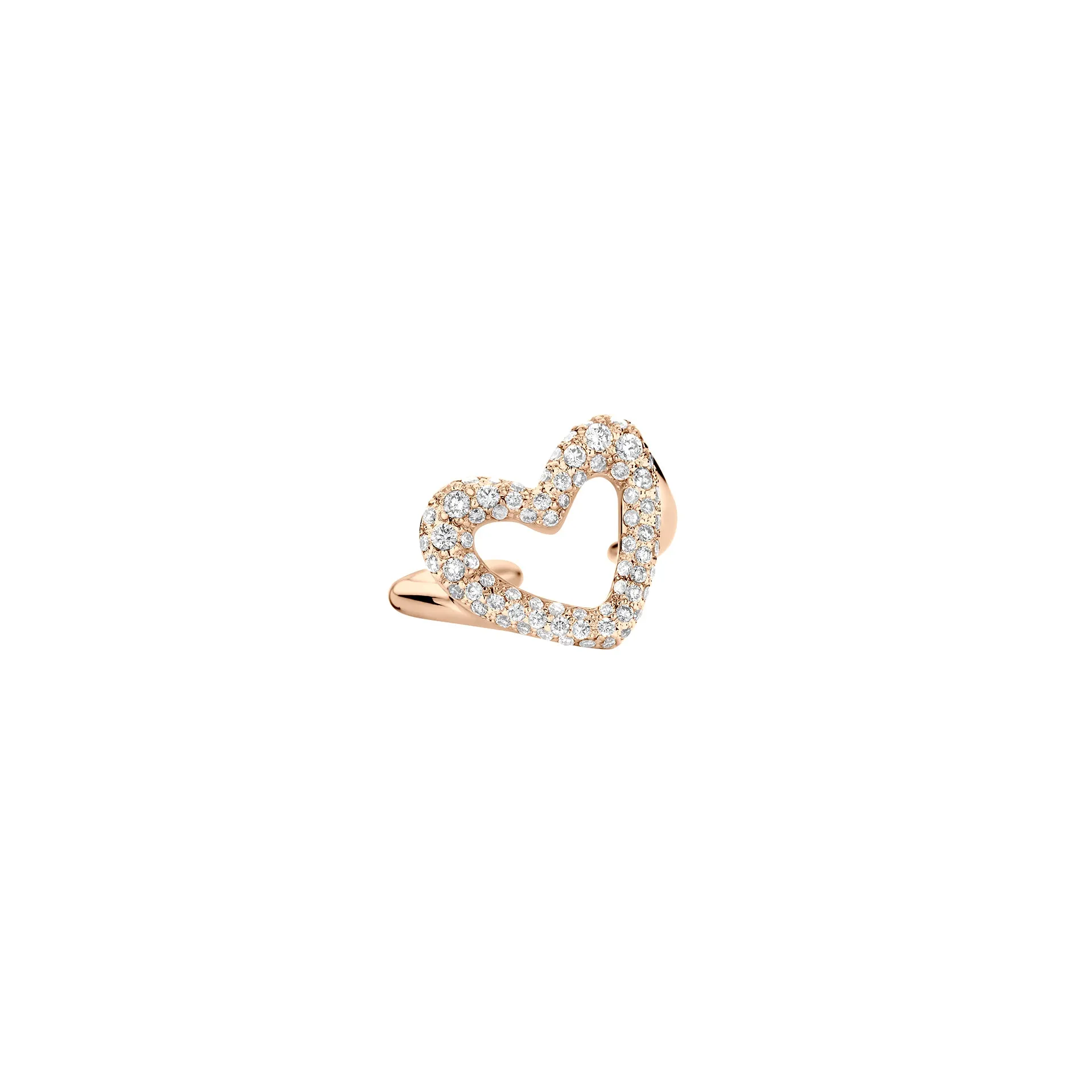 Heart Cuff Pavé