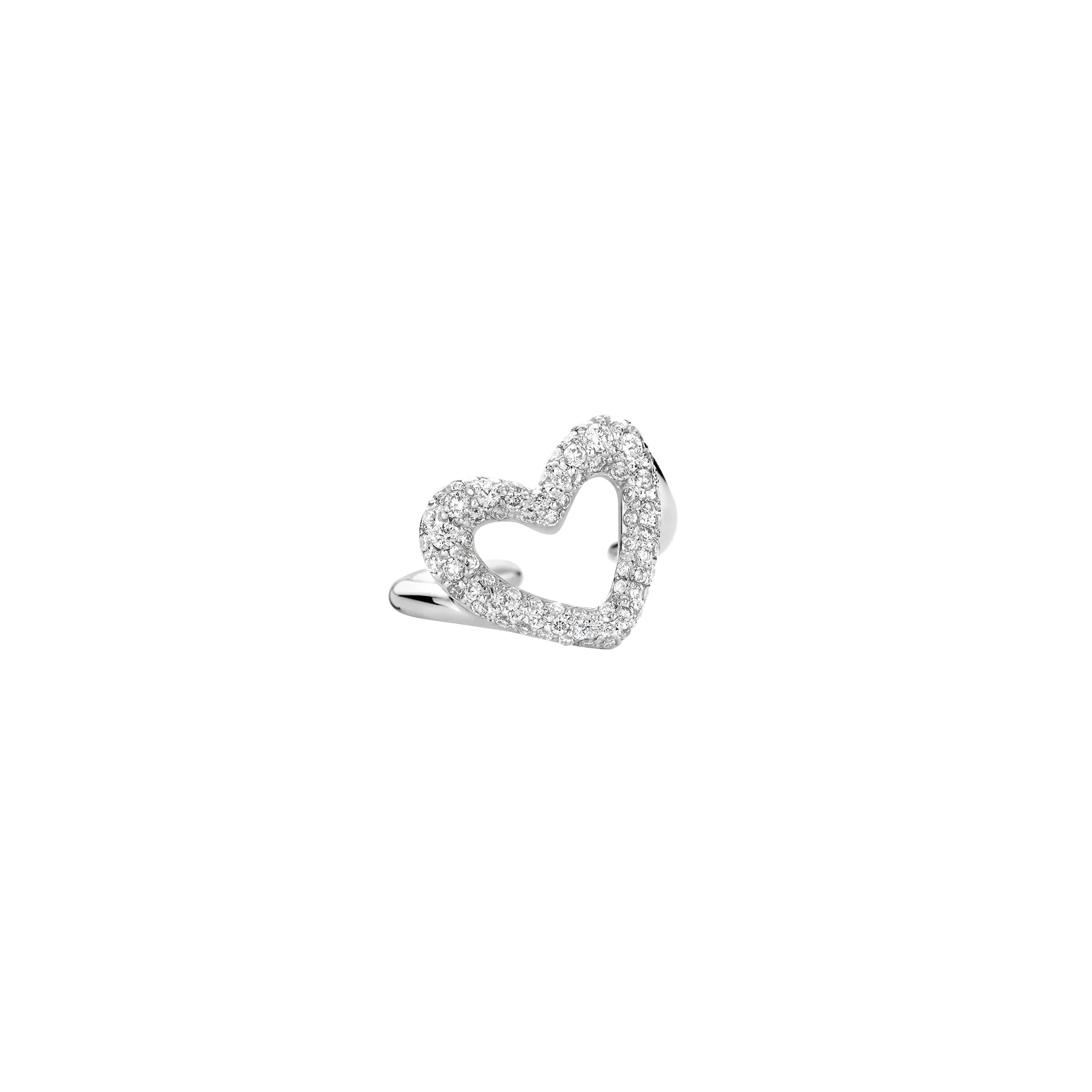 Heart Cuff Pavé