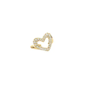 Heart Cuff Pavé