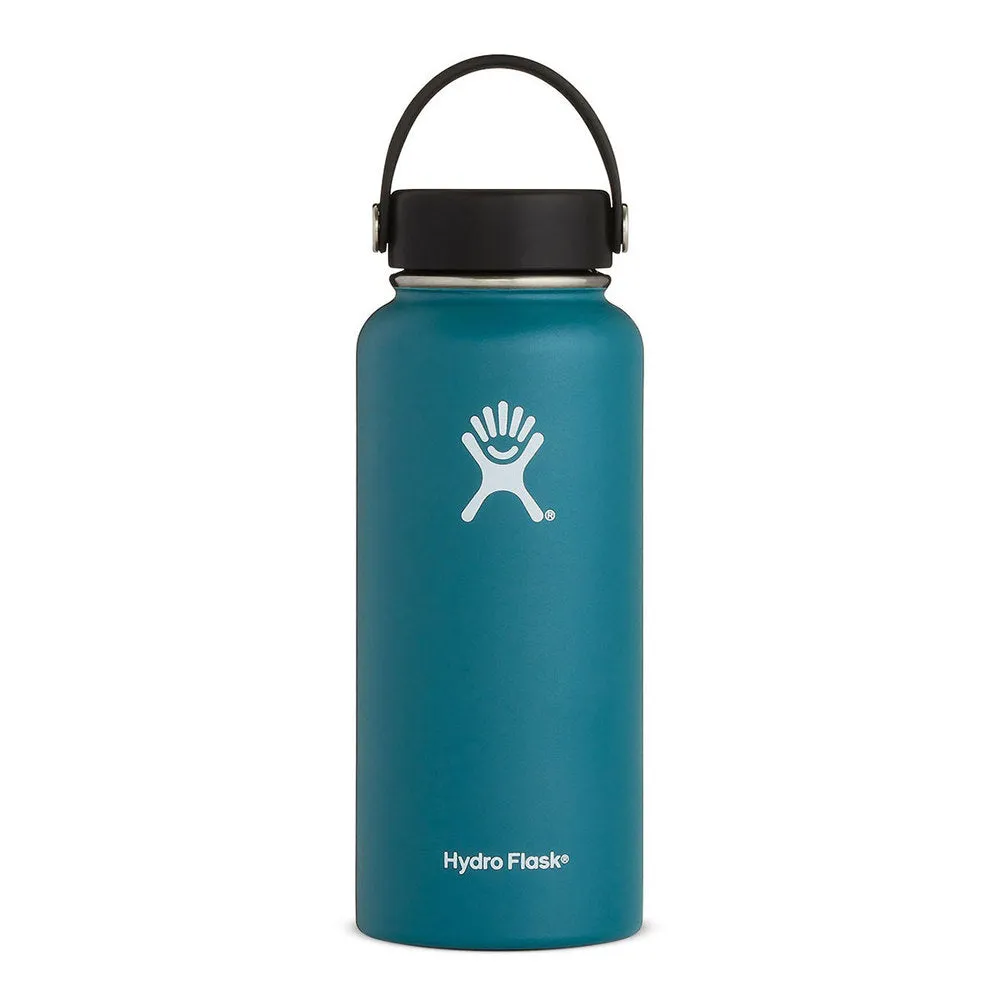 Hydro Flask Water Bottle - Stainless Steel & Vacuum Insulated - Wide Mouth with Leak Proof Flex Cap - 32 oz