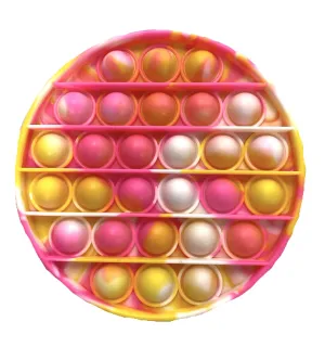 In N Out Pop It Fidget Toy - Marble Circle (4 Colors)