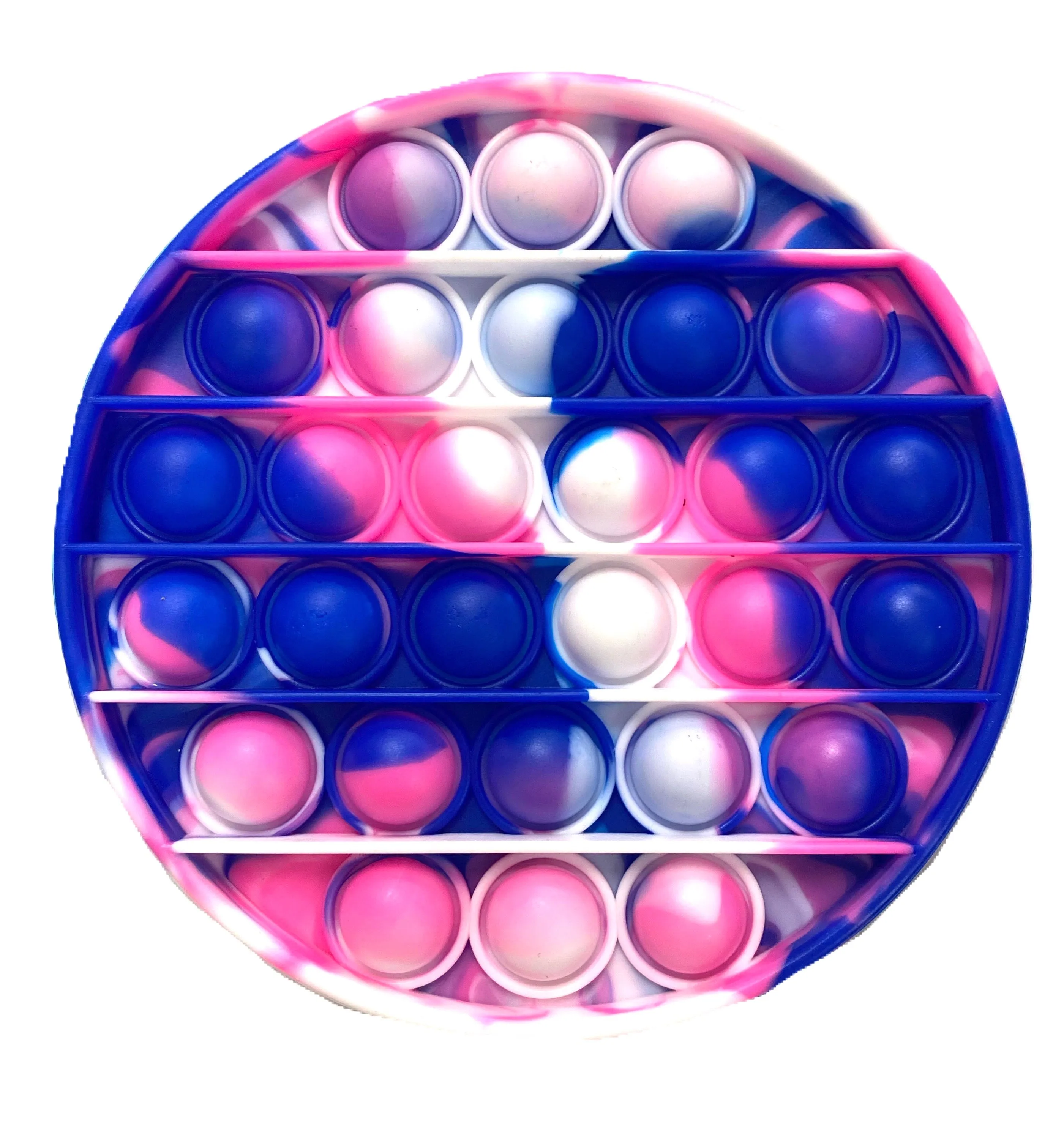 In N Out Pop It Fidget Toy - Marble Circle (4 Colors)