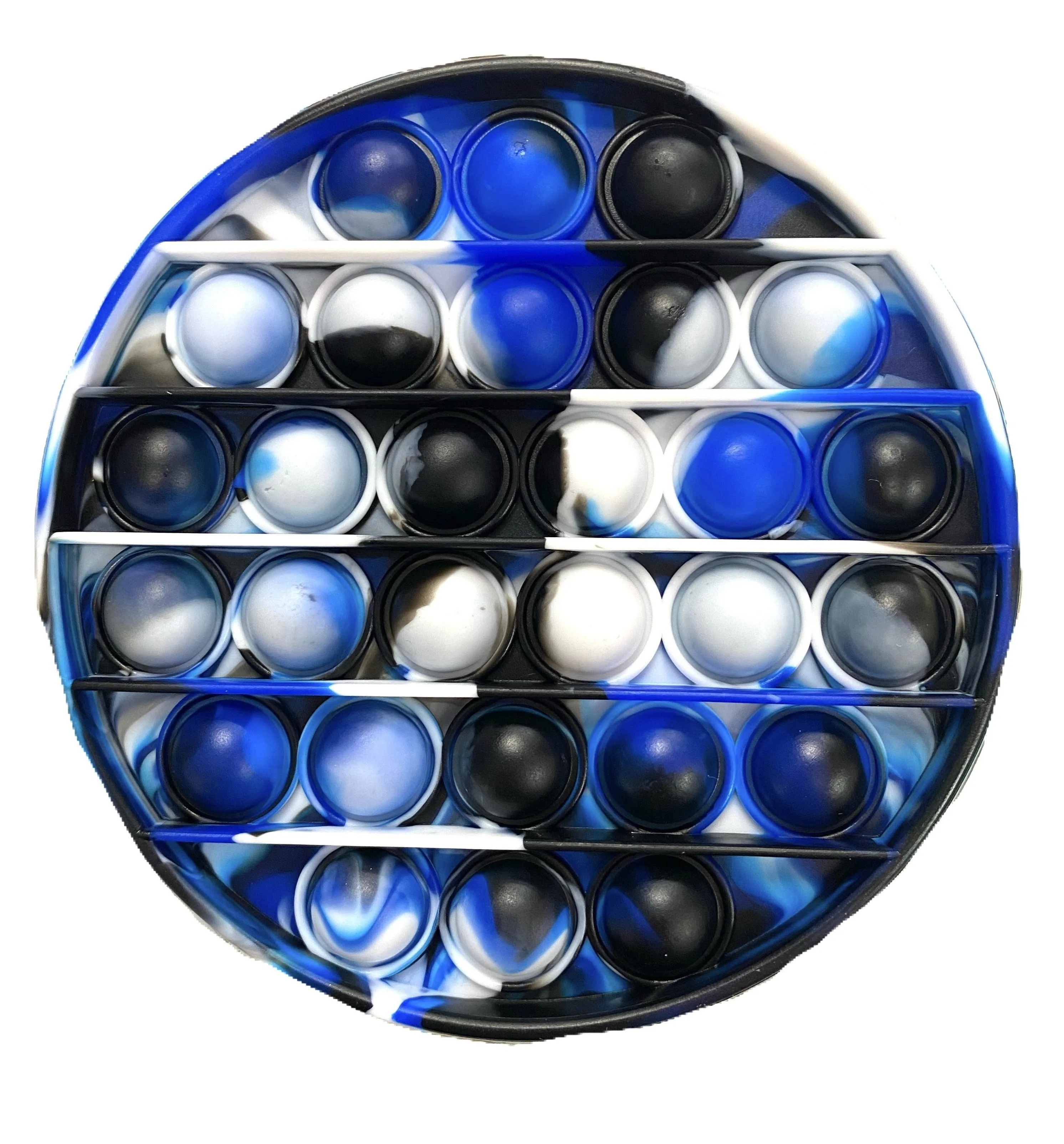 In N Out Pop It Fidget Toy - Marble Circle (4 Colors)