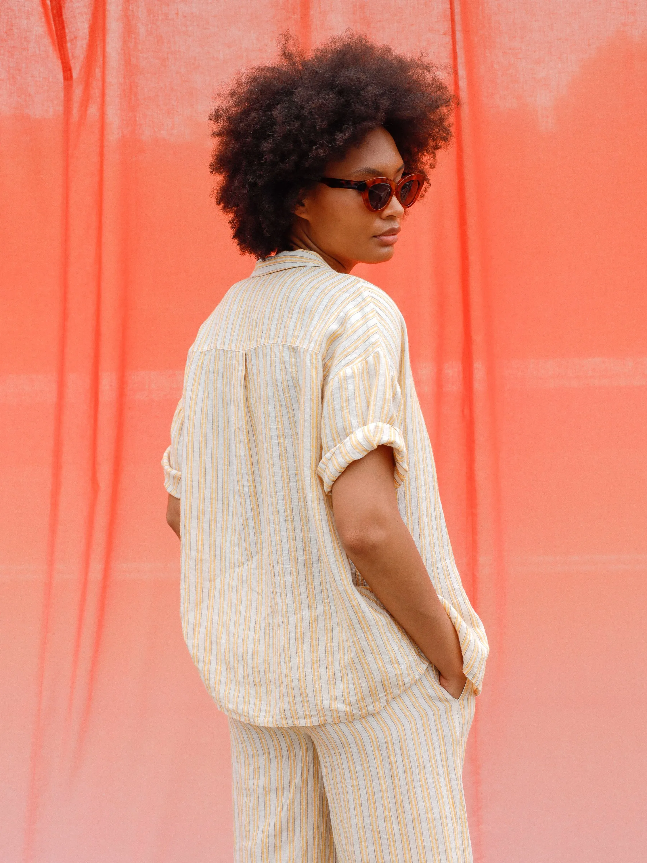 INDI & COLD LUCIANNA SHIRT ALBARICOQUE