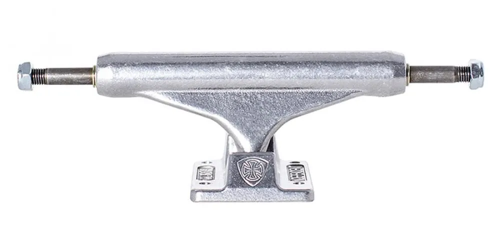 Indy Mid Skateboard Trucks 144 Polished Silver - 144