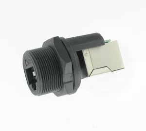IP67 Panel 13/16" RJ45 F/F Mated Waterproof