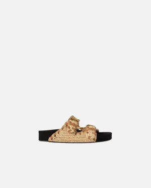 Isabel Marant - Lennyo Raffia Sandals