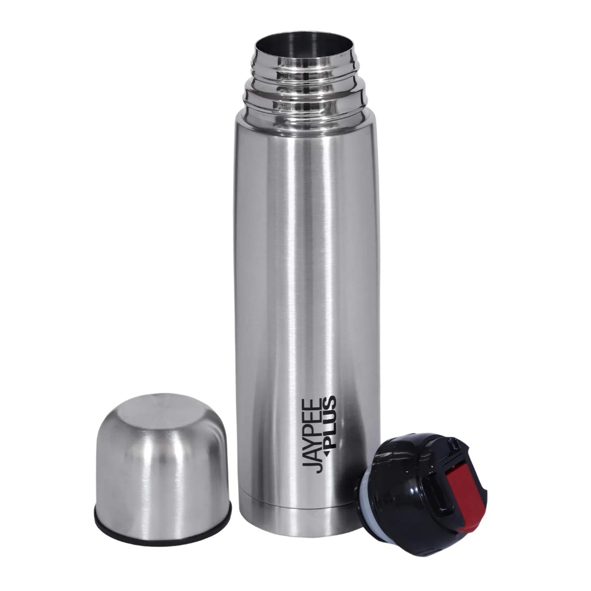 Jaypee Plus Max 500 Thermosteel Flip Lid Flask, 500 ml, Silver, Metallic